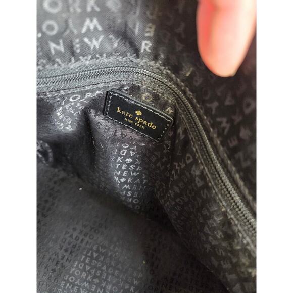 Kate Spade Carli Grove Street Classic Stripe Black Pink White - Picture 9 of 9